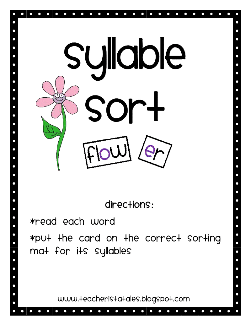 syllable syllable